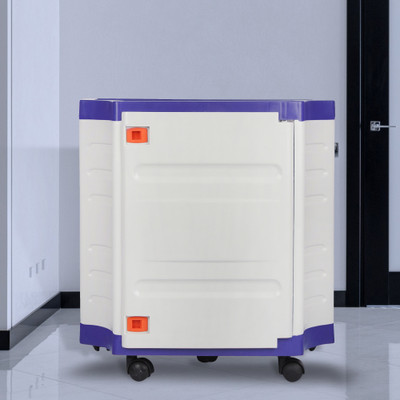 LIBERTY HOME UPS CABINET FEB_BLUE_2 Trolley for Inverter and Battery(Multicolor)