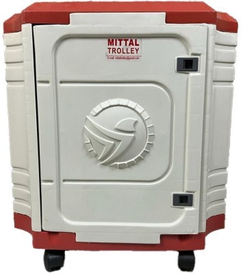 MITTAL INVERTER TROLLEY FOR ALL SPACES FOR HOME,OFFICES AND WAREHOUSES USES Trolley for Inverter and Battery(Red, White)