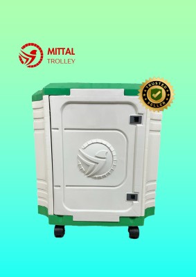 MITTAL JP_GRW_7 Wheels Trolley for Inverter and Battery(Green, White)