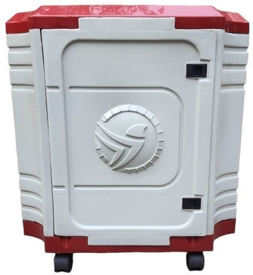 Balaji Udhyog 089 Trolley for Inverter and Battery(Red)