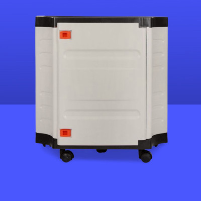 kukki LIBERTY HOME UPS CABINET TROLLY FOR INVERTER AND BATTERY Trolley for Inverter and Battery(Black)
