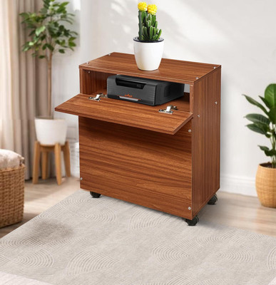 Admira Premium Engineering Wood Sturdy & Stylish Finish Inverter Trolley with Wheels Trolley for Inverter and Battery(Brown)
