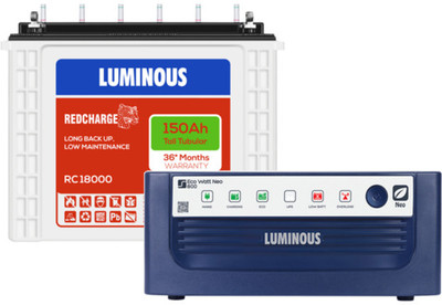 LUMINOUS RC18000 Eco Watt Neo 800 RC18000 and Watt 800 Square Wave Inverter