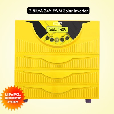 Seltrik 2500VA 24V PWM Lithium-ion Supported Solar Inverter for your Home and Business 2500VA 24V Lithium-ion Supported PWM Solar Inverter Pure Sine Wave Inverter