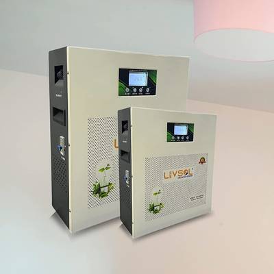 Livsol L-iON2500 2 KVA 25.6V_42Ah Smart Solar Inverter with Inbuilt Lithium Battery Pure Sine Wave Inverter