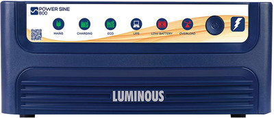 LUMINOUS 700 VA with 2 Year Warranty Pure Sine Wave Inverter(power sine 800/12v-230v, 50hz)