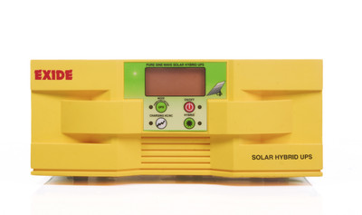 EXIDE 1050 VA Exide1100 Solar Hybrid UPS Inverter, Dual Mode Operation, LCD Display, with 24 Months Warranty Solar Compatible Pure Sine Wave Inverter(SH 1100 PST)