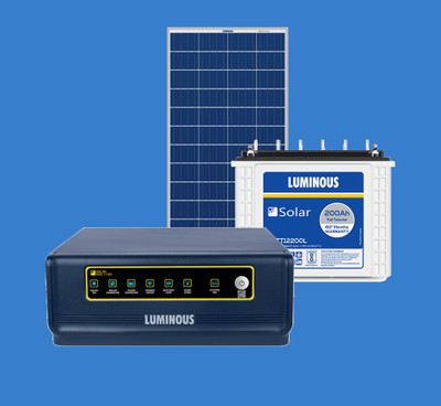 LUMINOUS LPTT12200L and NXG 850 and 170w Solar Panel LPTT12200L and NXG 850 And 170w Solar Panel Pure Sine Wave Inverter