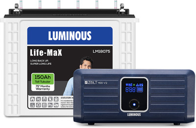 LUMINOUS Zolt 1100+LM18075 Pure Sine Wave Inverter