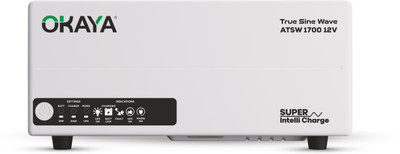 OKAYA 1450 VA Okaya Advanced True Sine Wave; VA Rating: 1450 VA / 12V; 1160 Watt with 36 Months Warranty Pure Sine Wave Inverter(ATSW 1700 12V)