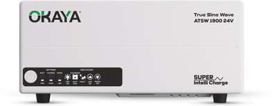 OKAYA ATSW 1900 24V Okaya Advanced True Sine Wave; VA Rating: 1650 VA / 12V; 1320 Watt Pure Sine Wave Inverter