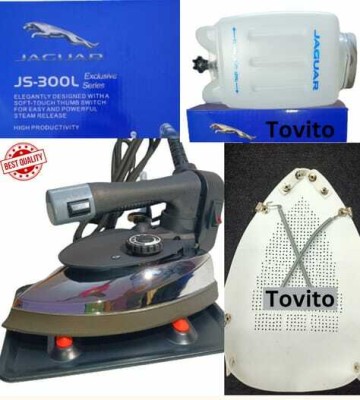 Tovito Exclusive ES300L Professional Version 2.1 Steam Iron with Strong PVC Teflon boot 1800 W Steam Iron(Plastic-Teflon)