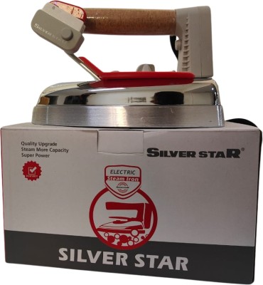 Silver Star STB200 Industrial steam iron with wooden handle 900 W Steam Iron(Silver)