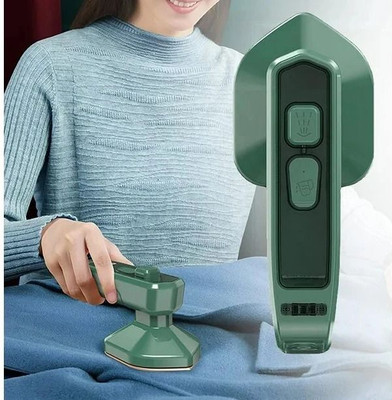 khodal Mini Portable Iron Steam iron Wrinkle remover 50 W Steam Iron(Green)