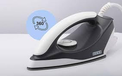 USHA Model Id-AU1000WD 1000 W Dry Iron(Grey, White)