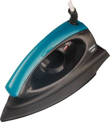 Urban Chef Ease Pro Non-Stick Coated Heavy Sole Plate 1000 W Dry Iron(Blue, Black)