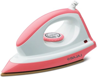 Bajaj Electricals by Bajaj majesty canvas 1000w 1000 W Dry Iron(Pink, White)