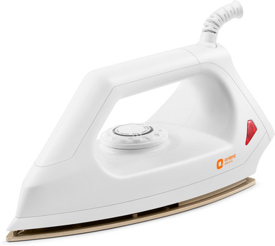 Orient Electric FabriSmooth DIFS10WGP 1000 W Dry Iron(White, Golden)