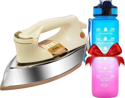 MAGIC Triple Layered Heavy Weight Electric Dry Iron Ivory 1000 W Dry Iron(Multicolor)
