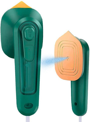 MIYANISTORE Portable Mini Handheld Steamer Iron with Titanium Soleplate - 15 Years Warranty 240 W Garment Steamer(Green)