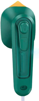 Umiya Impex Portable Handheld Steam Iron, Gentle Quick Wrinkle Removal - 15 Years Warranty 10 W Steam Iron(Green)