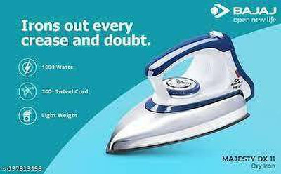 BAJAJ Dx11 1000 W Dry Iron(Blue)