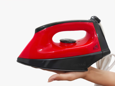 MyChetan by MYCHETAN Genie 750 W Dry Iron(Red, Black)