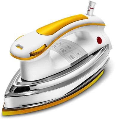 Zokasa Plancha New Look With Heavy Weight 1000 W Dry Iron(White, Golden)