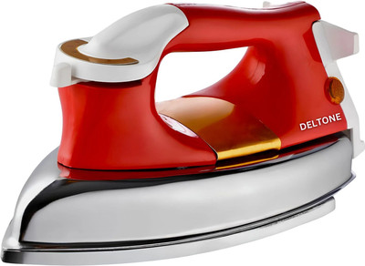 Deltone 2 KG Heavy Weight Professional Electric Press for Clothes with Steel Base 750 W Dry Iron(Red)