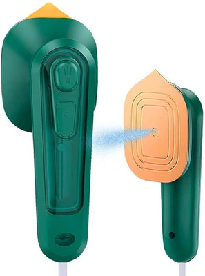 khodal Handheld Micro Steam Iron, Dry & Wet Wrinkles Removing Iron - 15 Years Warranty 25 W Steam Iron(Green)