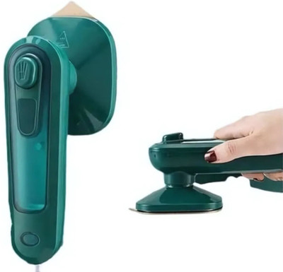 KEDARI Portable Micro Steam Iron–Compact Dry & Wet Iron for Clothes, Home & Travel Use 1000 W Steam Iron(Green)