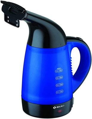 BAJAJ GS1 600 Watt Garment Steamer Kettle Blue color 600 W Garment Steamer(Blue, Black)