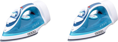 USHA Helix Pro Pack of 2 2000 W Steam Iron(Blue, White)
