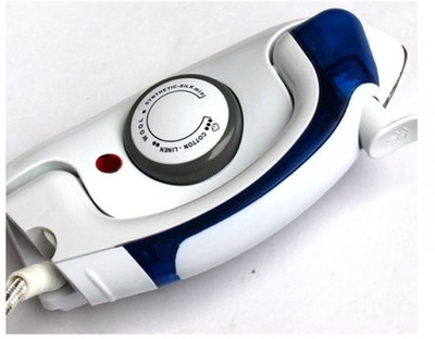 Xydrozen Mini Electrical Steam Iron with Foldable Handle-White 700 W Steam Iron(White)