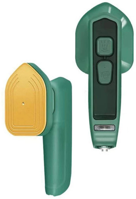 HRKA Portable Mini Ironing Machine 1000 W Steam Iron(Green)