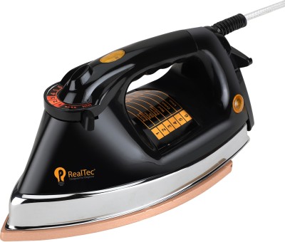 REALTEC Sumo Black Iron (Press)| Iron Box, Electric Press, 1000 W Dry Iron(Black)