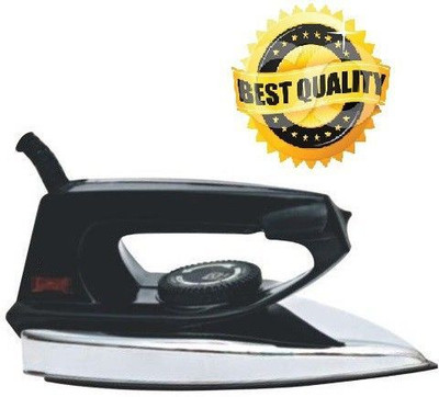 RjGuru Automatic iron box for everyday ironing with German Glide technology 750 W Dry Iron(Black)