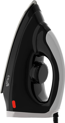 O PLUS Cruel Non-Stick & Light Weight 1 Year Warranty 1100 W Dry Iron(Black, Gray)