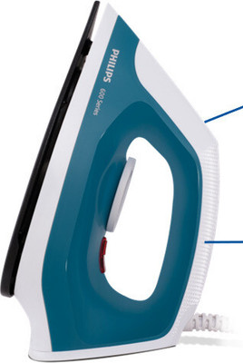 PHILIPS DURA EASE DST 0600/20 1000 W Dry Iron(AQUA BLUE)