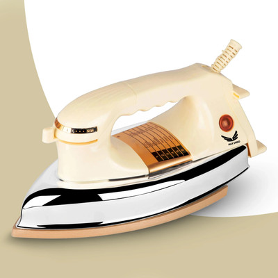 Max Heat by Max Heat New Plancha 1000 W Dry Iron(Ivory Silver)