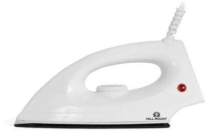 HILL MOUNT Neo Light Weight Bullet DLX - 02 Electric Iron Press 1000 W Dry Iron(White)