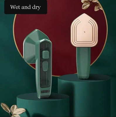 kemisha Travel Iron Standing Ironing Dry & Wet Presss for Travelling 50 W Steam Iron(Green)
