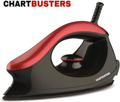Chartbusters Non-stick Compact Superior Quality light weight - PD-025 750 W Dry Iron(Red, Black)