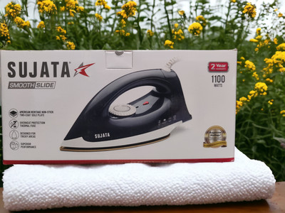 SUJATA Smooth Slide 1100watt 1100 W Dry Iron(MIDNIGHT BLUE)