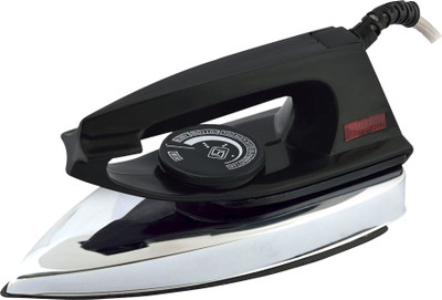 Dizihomes Supreme Black Aerodynamic Design, Auto-Shut Off & Shock-Proof Body 750 W Dry Iron(Black)