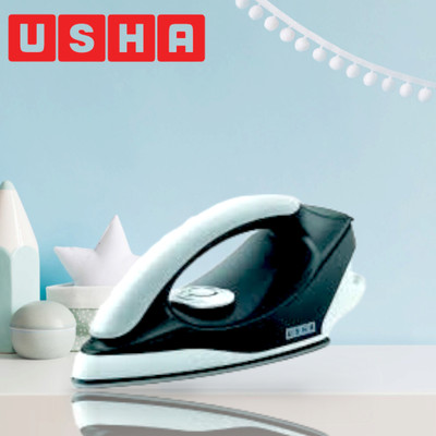 USHA by USHA LED TAIL LIGHT 1000 W Dry Iron(Multicolor)