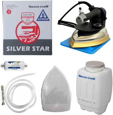 AIPRESS by AIPRESS SILVER STAR Steam Iron 300 L With FREE TEFLONE SHOE 1800 W Steam Iron(Golden, Black)
