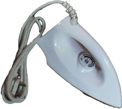 Hariom by Prince Electric Dry Iron Light weighted Magna 750 watt 750 W Dry Iron(White)