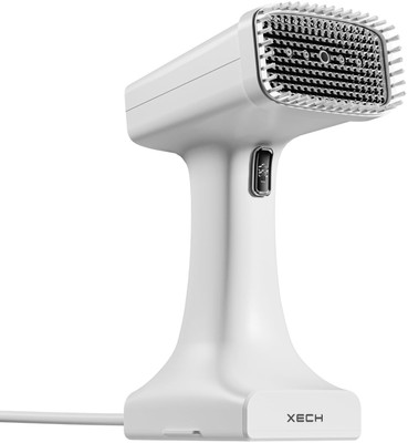 xech by XECH Handheld Steam Iron for Clothes 1200W 20g/min Steam Gun X-411 1200 W Garment Steamer(White)