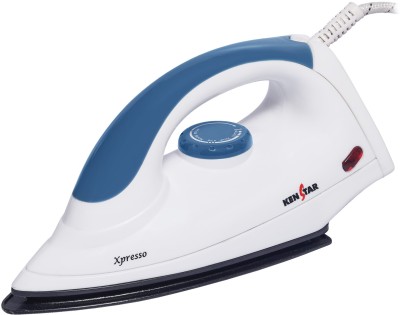 Kenstar Xpresso 1000 W Dry Iron  (White & Blue) For Rs. 499 @ 75 %